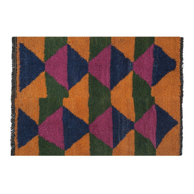 1970 Vintage Handmade Turkish Small Tulu Rug , Soft Angora Wool Rug 3'6''x4'6''