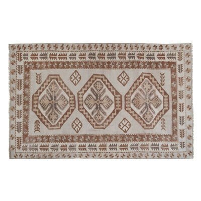 Vintage Large Turkish Kars Rug - Dining Room 4'9" X 7'9"