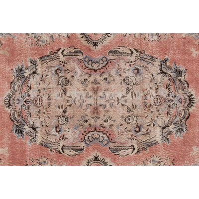 Contemporary Turkish Oushak Rug with Floral Medallion Design 6.7 x 10.7 Ft.