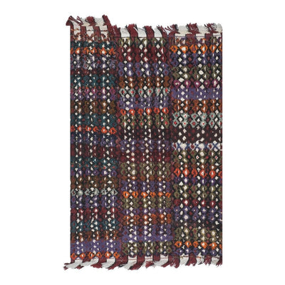 Vintage Bohemian Anatolian Turkish Tulu Rug 5'4'' X 7'6''