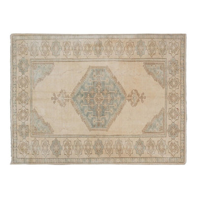 Vintage Oversize Turkish Kars Rug - Dining Room Carpet 6'1" X 7'10"