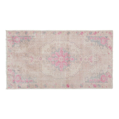 Decorative Soft Colors Rug, Overdyed Flat Weave Handmade Rugs 4'3'' x 7'3''