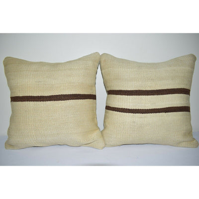 18" X 18" Hemp Pillow Cover