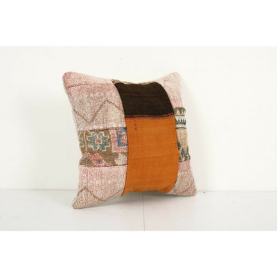 Vintage Patchwork Kilim Rug Pillow