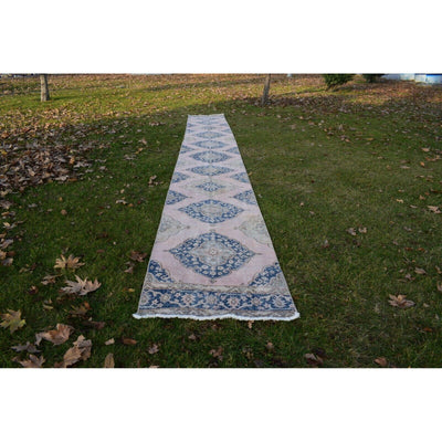 Vintage Turkish Oushak Extra Long Runner With Modern Style 2'10"X23'5"