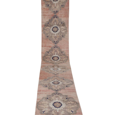 Neutral Colors Rug Runner, Muted Soft Colors Authentic Stair Carpet