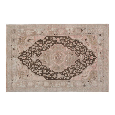 Vintage Soft Colors Rug, Southwest Wool Rug, Oriental Turkey Oushak 5'7" X 8'