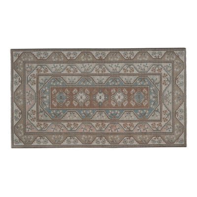 Decorative Turkish Soft Muted Color Oushak Living Room Rug 5'2'' x 8'11''