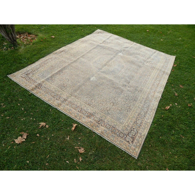 Vintage Oversize Turkish Soft Color Oushak Rug - Palace Size Carpet 8' X 10'