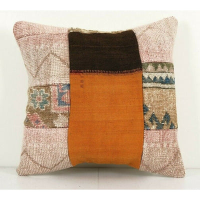 Vintage Patchwork Kilim Rug Pillow