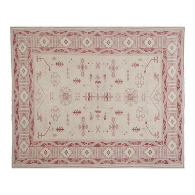 Vintage Oversize Turkish Oushak Rug 6'5" X 7'10"