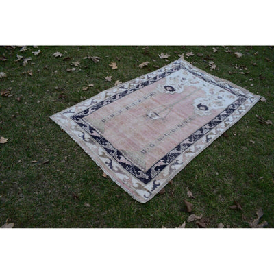 Turkish Soft Muted Color Oushak Living Room Rug 3'6" X 5'8"