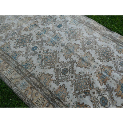 Distressed Turkish Sparta Rug With Central Medallion 4'9'' X 8'10''