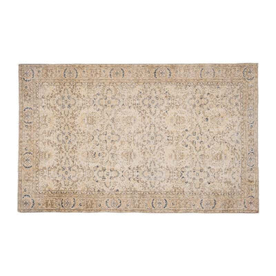 Native Turkish Rug, Soft Muted Color Oushak Rug, Living Room Rug 6'2" X 9'10"