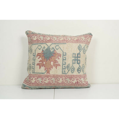 Turkish Oushak Rug Pillow Cover