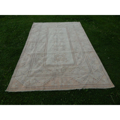 Hand Made Vintage Rug, Turkish Rug From Milas, Wool Knotted 6' x 9'4''