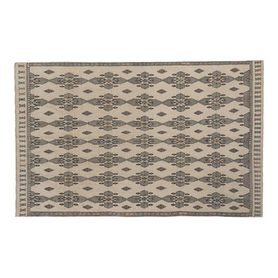 Handwoven Floral Pattern Needlepoint Kids Kilim Rug, Wall Hanging Decor