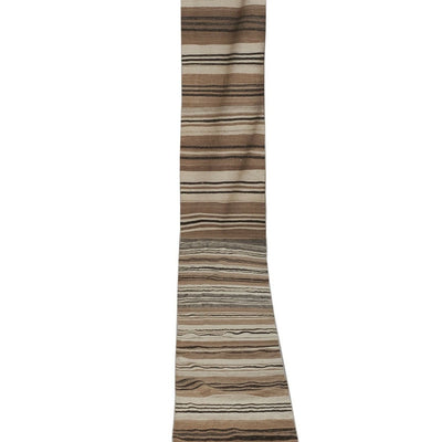 Vintage Turkish Extra Long Kilim Runner Rug - Stair Runner