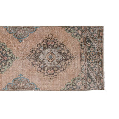 Long and Narrow Handmade Staircase Turkish Wool Runner 2'7" X 13'4"