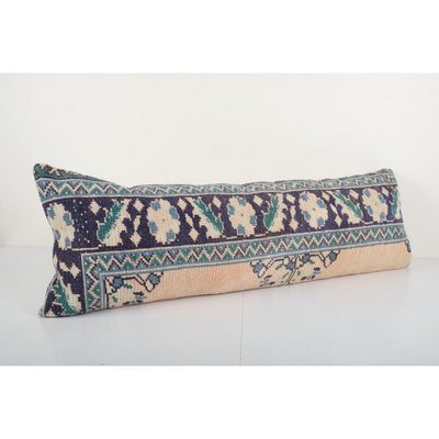 Decorative Turkish Long Cushion Cover, Faded Bedroom Hippie Oushak Cushion