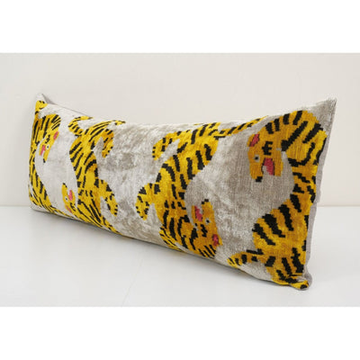 Tiger Ikat Velvet Bedding Pillow