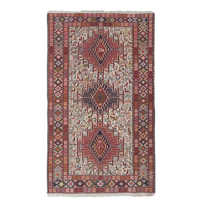 Vintage Animal Turkish Soumac Rug 3'11'' x 6'3''