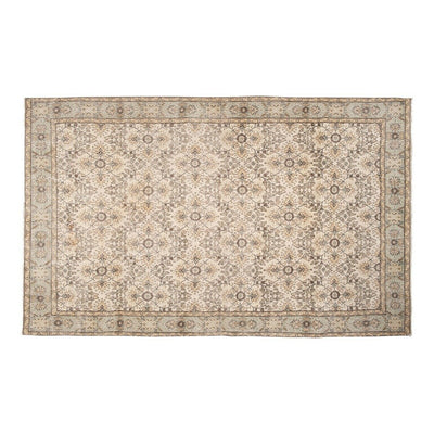 1960s Vintage Washed Out Oushak Rug - 6'7" X 10'8"