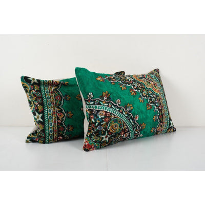 Pair Soft Vintage Velvet Pillow, Large Soft Cushion Cover