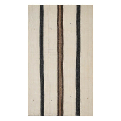 1970s Turkish Organic Hemp Sisal Kilim Rug 6'11" X 11'5"