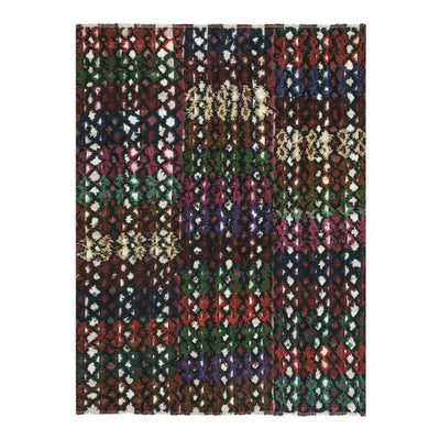 Vintage Anatolian Oushak Turkish Shaggy Tulu Rug 5'3'' x 7'1''