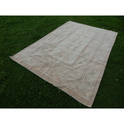 Hand Made Vintage Rug, Turkish Rug From Milas, Wool Knotted 6' x 9'4''