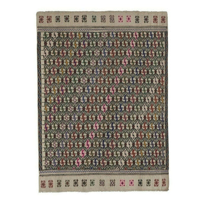 Masterwork Hand-Woven Rug Braided Kilim - Tribal Designer Carpet 3'9" X 5'