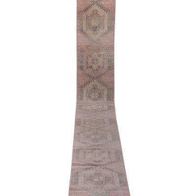 Vintage Turkish Oushak Extra Long and Wide Runner - Stair Tread