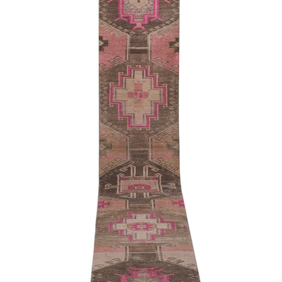 Turkish Oushak Extra Long Runner, Stair Carpet 2'9'' X 18'6''