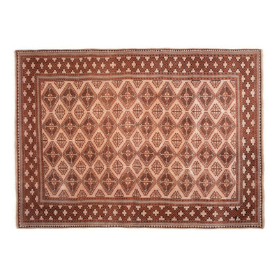 Vintage Afghan Turkmen Rug 8'3" X 11'2"