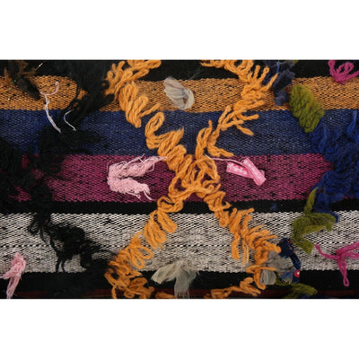 VintagHandwoven Multi Color Turkish Flokati Rug Bedding Pillow Cover