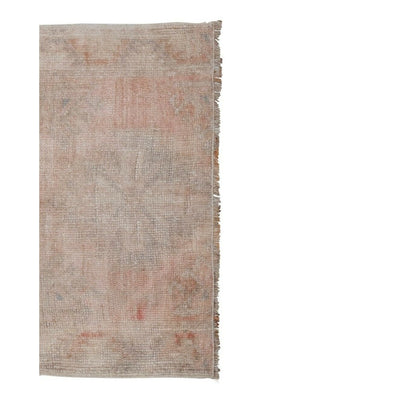 Hand Made Mini Rug Front of Kitchen Sink Rug Bath Mat Distressed Rug