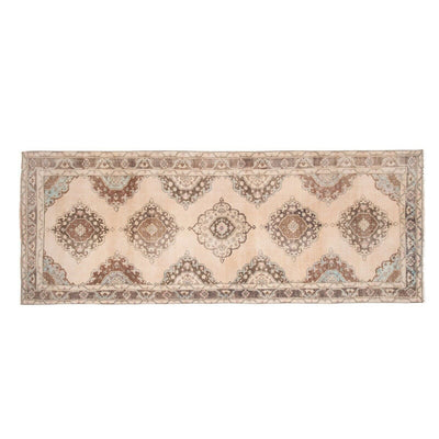 Vintage Turkish Oushak Runner 4'6" X 11'11"