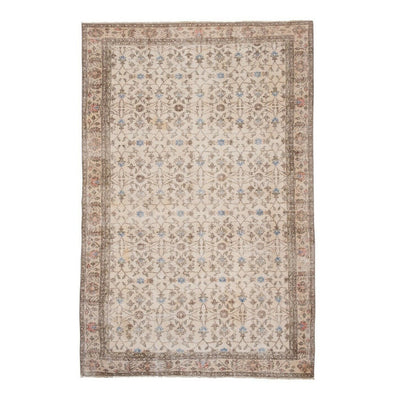 Vintage Oversize Turkish Oushak Rug 6'12" X 10'6"