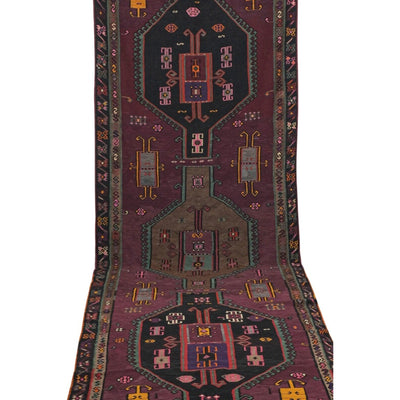 Vintage Oversize Pastel Turkish Kars Kilim Rug 6'3" X 18'8"