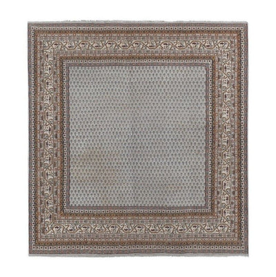 Vintage Square Caucasian Rug - Dining Room Carpet 7'10'' x 8'3''