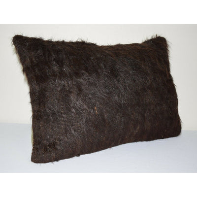 Vintage Turkish Siirt Pillow Cover, Handwoven Kilim Pillow 14" X 20"