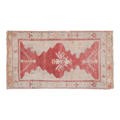 Turkish Boho Handmade Small Runner 1'8'' x 3'1''
