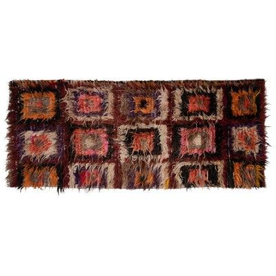 Vintage Turkish Tulu Runner 4'2'' X 9'11''