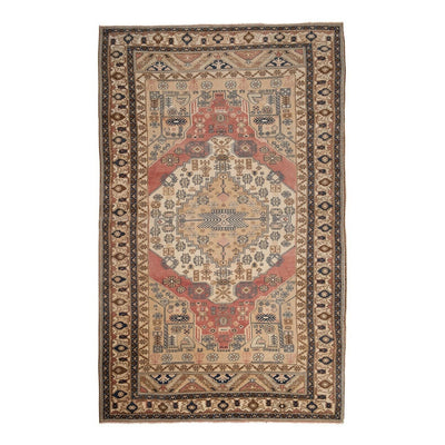 Antique Central Anatolian Turkish Karapinar Rug 6'8" X 10'10"