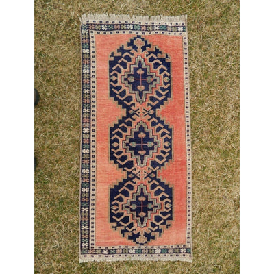 Vintage Oushak Rug - 1'6'' X 3'3''