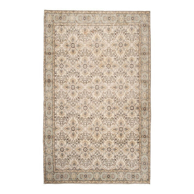 1960s Vintage Washed Out Oushak Rug - 6'7" X 10'8"