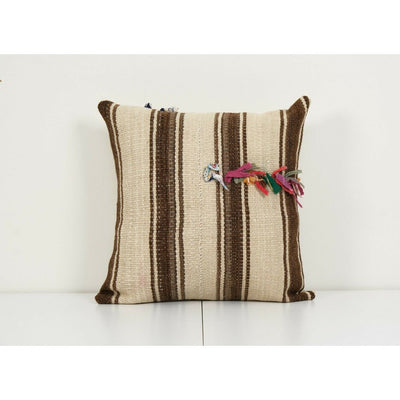 Bohemian Wool Kilim Pillow Cover