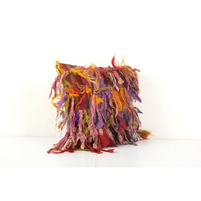 Vintage Turkish Shaggy Pillow