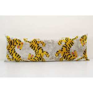 Tiger Ikat Velvet Bedding Pillow